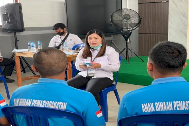 LPKA dan BNNK Palangka Raya Laksanakan Pascarehabilitasi bagi Tujuh Anak Binaan 