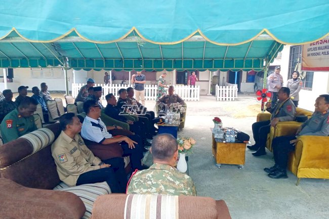 Perkuat Sinergi Kamtibmas, Lapas Wahai Ikuti Pertemuan Bersama Kapolres Malteng