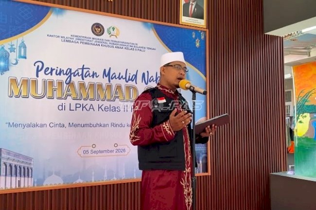 Gelorakan Cinta Rasul, LPKA Palu Gelar Peringatan Maulid Nabi Muhammad 