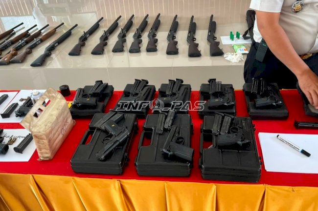 Lapas Takalar Periksa Senjata untuk Pastikan Kesiapan Pengamanan