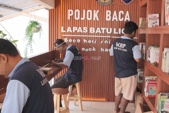 Lapas Batulicin Jadikan Buku Teman Pembinaan, Pojok Baca Buka Ruang Pengetahuan
