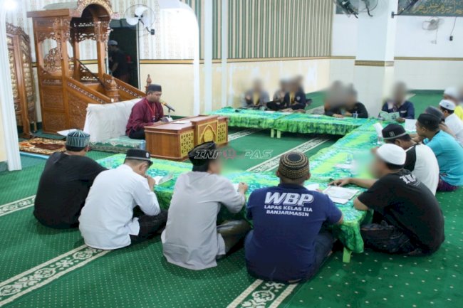 Perkuat Pembinaan Kerohanian, Lapas Banjarmasin Dorong Warga Binaan Temukan Jalan Perubahan dari Nilai-Nilai Iman