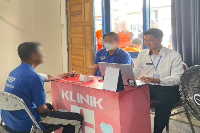 Tak Hanya Membina, Rutan Marabahan Jaga Kesehatan Warga Binaan melalui Layanan Medis Rutin