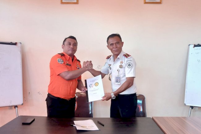 Lapas Bandanaira Jalin Kerja Sama Penanggulangan Bencana dengan Pos SAR Banda
