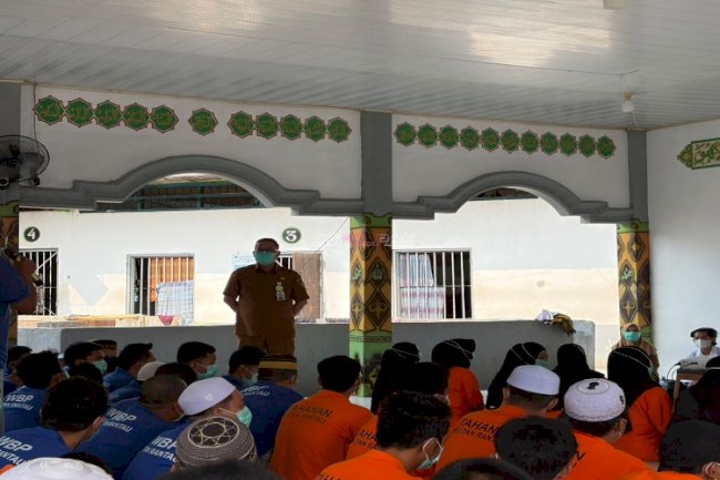 Rutan Rantau Gandeng Dinkes Kab. Tapin Sosialisasikan Pencegahan Penularan TBC