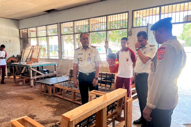 Perkuat Sinergi, Kalapas Atambua Sambut Silaturahmi Danki Brimob Pelopor A Belu