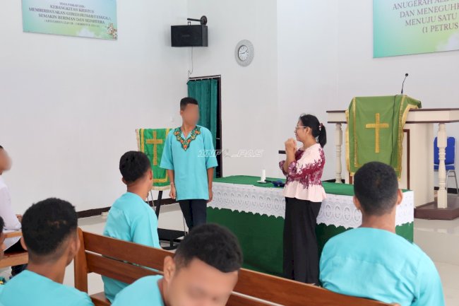 LPKA Ambon Dorong Penguatan Karakter Anak Binaan melalui Pembinaan Rohani