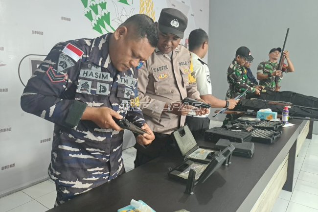 Tingkatkan Kesiapsiagaan, Rutan Ambon Gandeng TNI-Polri Pelihara Sarana Pengamanan