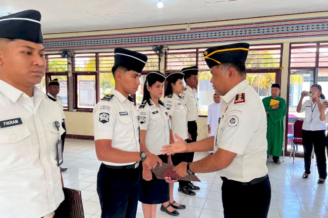 Perkuat SDM, Lima CPNS Lapas Atambua Resmi Sandang Status PNS