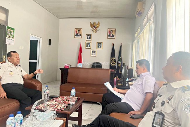 Bapas Luwuk dan Dinsos Kabupaten Banggai Jajaki Kerja Sama Pertukaran Data BWBLP