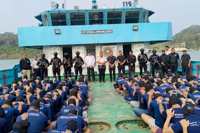 Lagi, 123 Warga Binaan Dipindahkan ke Nusakambangan