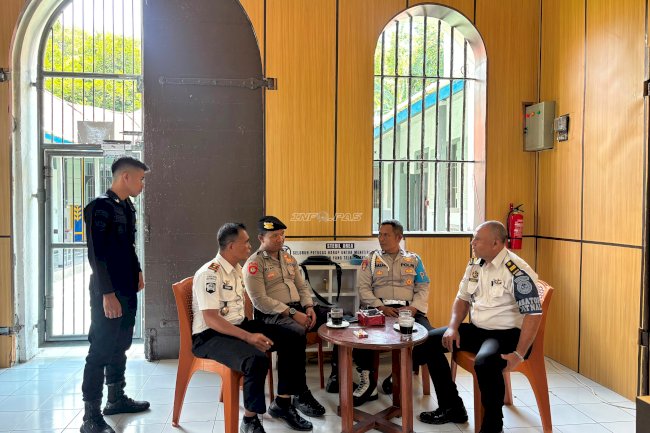 Jaga Stabilitas Kamtib, Lapas Bandanaira Terima Patroli Sambang Polsek Banda