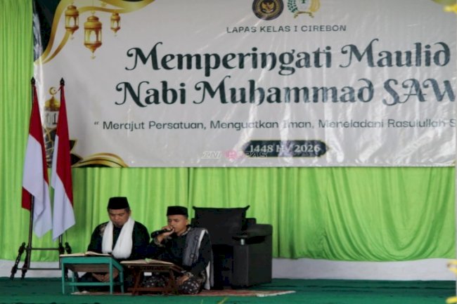 Peringati Maulid Nabi, Lapas Cirebon Ajak Warga Binaan Teladani Rasulullah