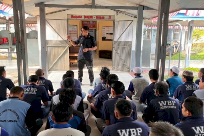 Rutan Barabai Perkuat Komitmen Bersama Warga Binaan Wujudkan Zero Halinar