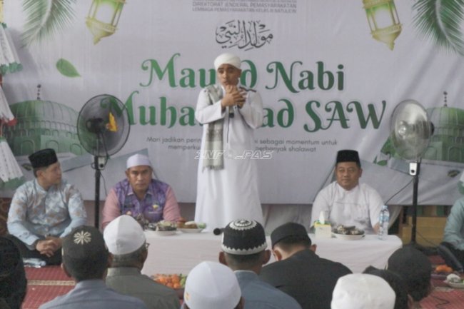 Perbanyak Selawat, Warga Binaan Lapas Batulicin Upgrade Iman lewat Peringatan Maulid Nabi