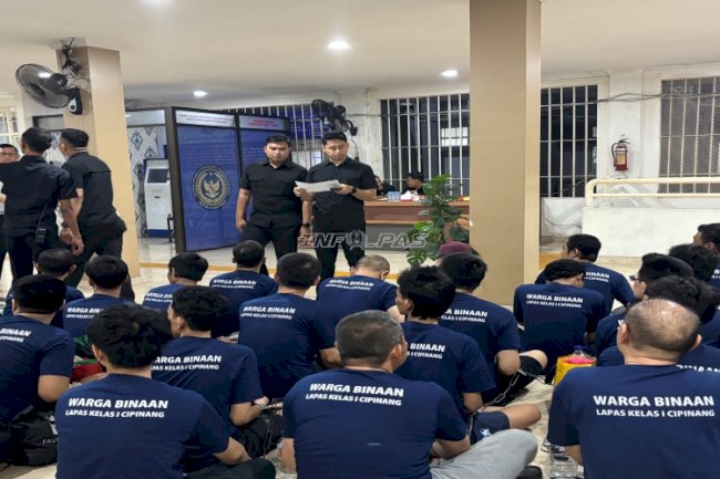 Lapas Kelas I Cipinang Lanjutkan Penataan Penghuni, Puluhan Narapidana Dipindahkan ke Sejumlah Lapas di Jakarta