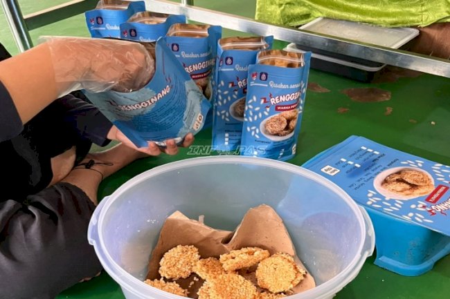 Produktif di Balik Lapas, Warga Binaan Lapas Perempuan Martapura Produksi Rengginang Tradisional