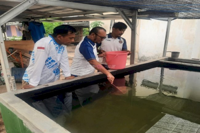 Rutan Rantau Lepas Bibit Ikan Nila, Perkuat Pembinaan Kemandirian dan Ketahanan Pangan