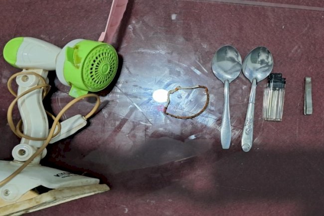 Cegah Gangguan Kamtib, Lapas Kotabaru Rutin Periksa Kamar Hunian Warga Binaan