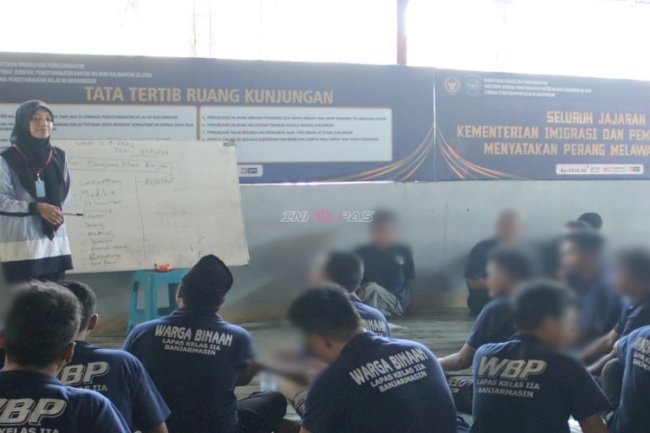 Dari Kata Baku hingga Budaya Banjar, Warga Binaan Lapas Banjarmasin Ditempa lewat Pendidikan