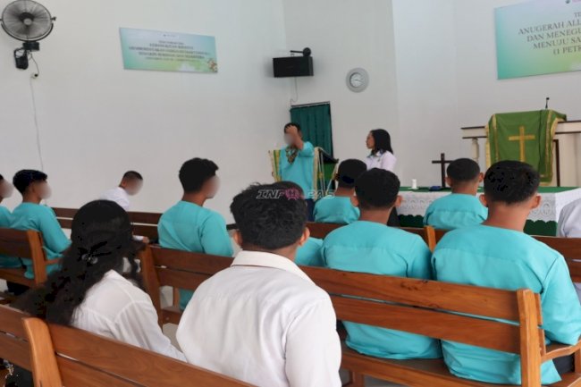 LPKA Ambon Bentuk Karakter Anak Binaan melalui Pembinaan Rohani Kristen