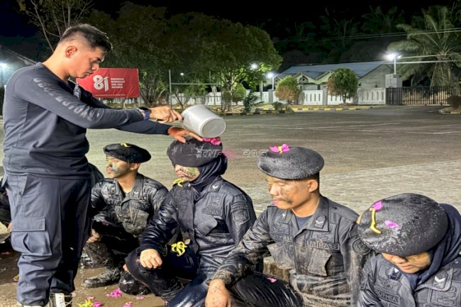Lapas Narkotika Karang Intan Gelar Pembaretan, Tanamkan Nilai Disiplin dan Kesiapsiagaan kepada Delapan Petugas