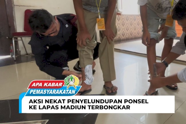 AKSI NEKAT PENYELUNDUPAN PONSELke LAPAS MADIUN TERBONGKAR