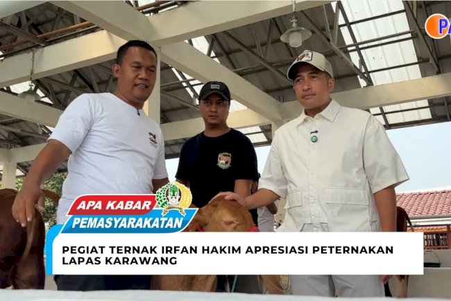 Pegiat Ternak Irfan Hakim Apresiasi Peternakan Lapas Karawang