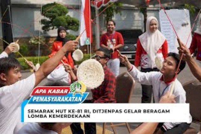 Semarak Hut Ke-81 RI, Ditjenpas Gelar Beragam Lomba Kemerdekaan 