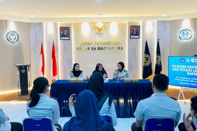 Tanggap dalam Situasi Darurat, Petugas Lapas Perempuan Martapura Dilatih Bantuan Hidup Dasar