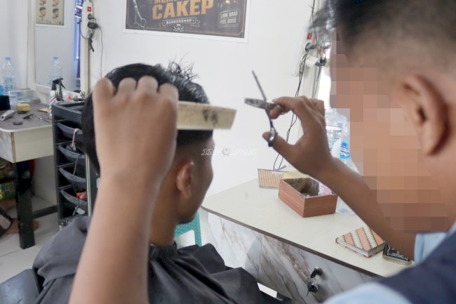 Barbershop Lapas Batulicin Jadi Ruang Asah Keterampilan Warga Binaan