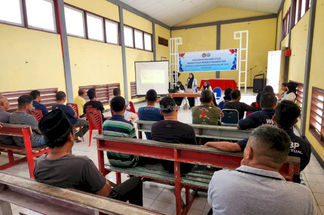 Lapas Tual Gandeng BNNK Tual Pulihkan 19 Warga Binaan dari Ketergantungan Narkotika