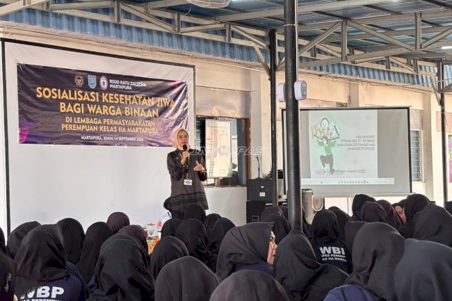 Lapas Perempuan Martapura Edukasi Warga Binaan Residivis tentang Kesehatan Jiwa