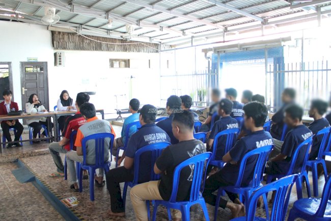 Survei “Kenali Dirimu”, Warga Binaan Lapas Banjarmasin Diajak Pahami Potensi Diri