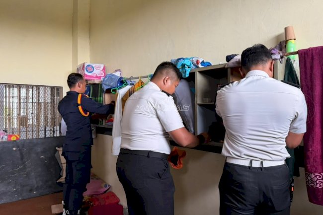 Kembali Gelar Razia Insidentil, Lapas Pemuda Madiun Pertegas Komitmen Zero Halinar
