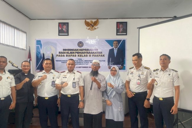 Bangun Mentalitas Baru, Bapas Fakfak Gelar Bimbingan Kepribadian untuk Klien Pemasyarakatan