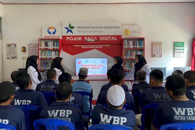 Rutan Barabai Edukasi Warga Binaan Cara Jaga Kesehatan Gigi dan Mulut