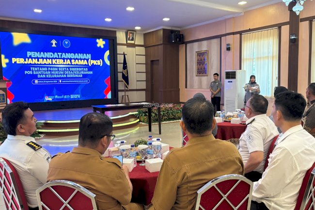 Kanwil Ditjenpas Jambi Dukung Penguatan P4GN dan Posbakum Desa/Kelurahan