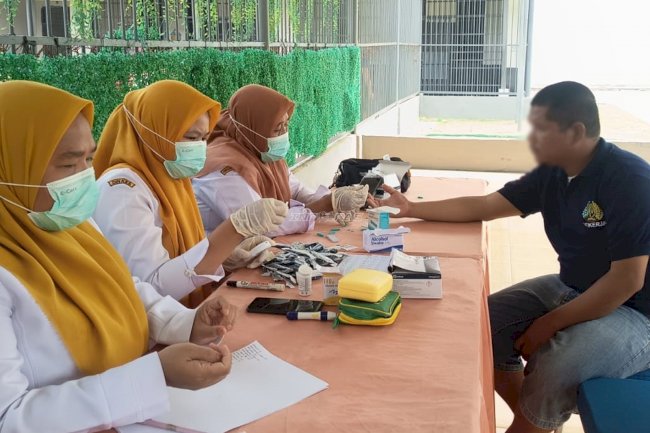 Lapas Labuhan Bilik Skrining HIV/AIDS dan Sifilis bagi 40 Warga Binaan, Seluruhnya Negatif