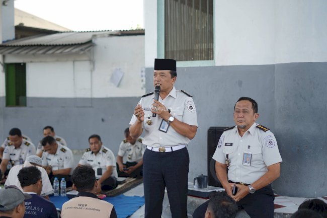 Lapas Surabaya Gelar Sosialisasi dan Makan Cadong Bersama, Perkuat Komunikasi dengan Warga Binaan