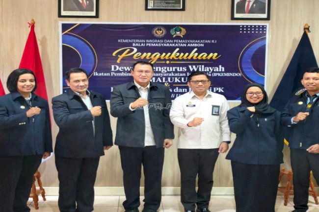 Pengukuhan DPW IPKEMINDO Maluku Perkuat Integritas Pembimbing Kemasyarakatan