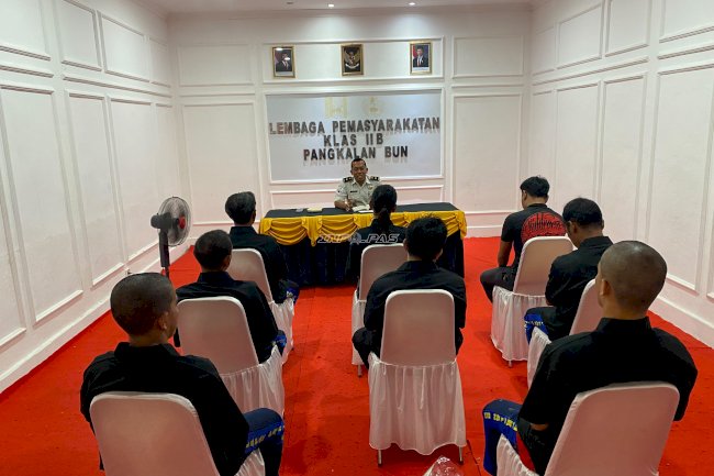 Tanamkan Nilai Dharma, Lapas Pangkalan Bun Bina Rohani Warga Binaan Hindu