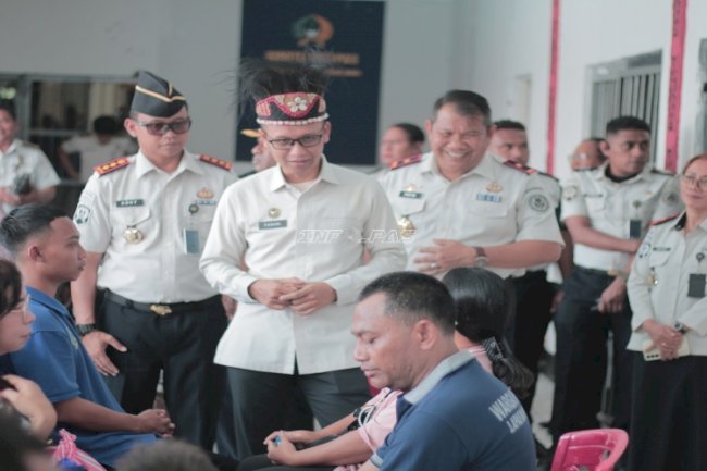 Perkuat Layanan Publik dan Pembinaan Humanis, Kanwil Ditjenpas Papua Barat Sambut Kunjungan Kerja Stafsus Menteri