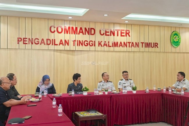 Kunjungi Kejati, Pengadilan Tinggi, dan Ombudsman, Kanwil Ditjenpas Kaltim Perkuat Koordinasi