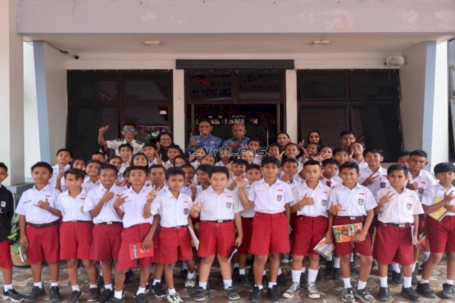 LPKA Ambon Jadi Ruang Belajar Nilai Pancasila bagi Siswa SDN 2 Passo