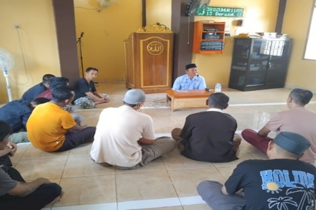 Rutan Poso Perkuat Pembinaan Kerohanian Warga Binaan melalui Tarbiah Islam