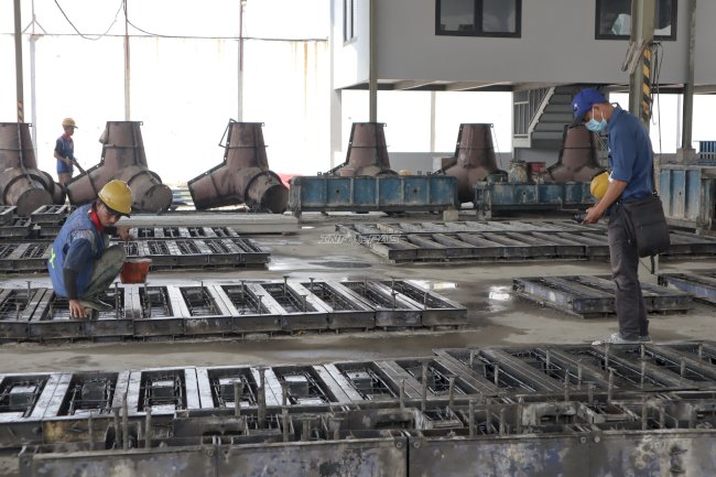 Dari FABA Jadi Produk Konstruksi, TV One dan TVRI Kunjungi Jawara Beton Lapas Tangerang