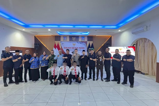 Tiga Napiter Lapas Cirebon Berikrar Setia kepada NKRI