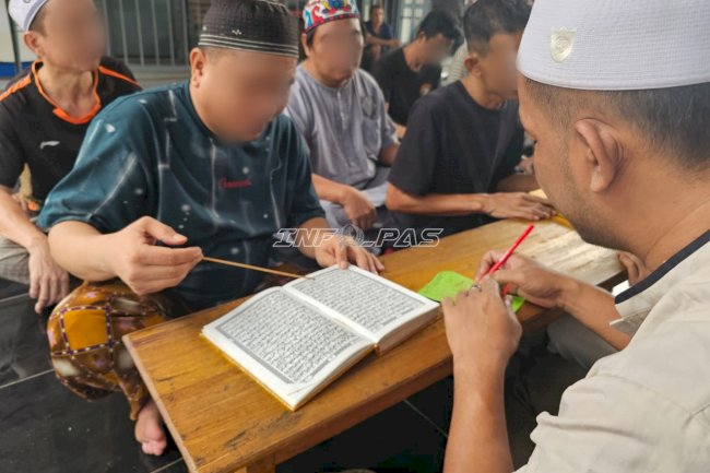 Bangun Karakter Warga Binaan, Rutan Kandangan Intensifkan Pembelajaran Al-Qur’an dan Tajwid