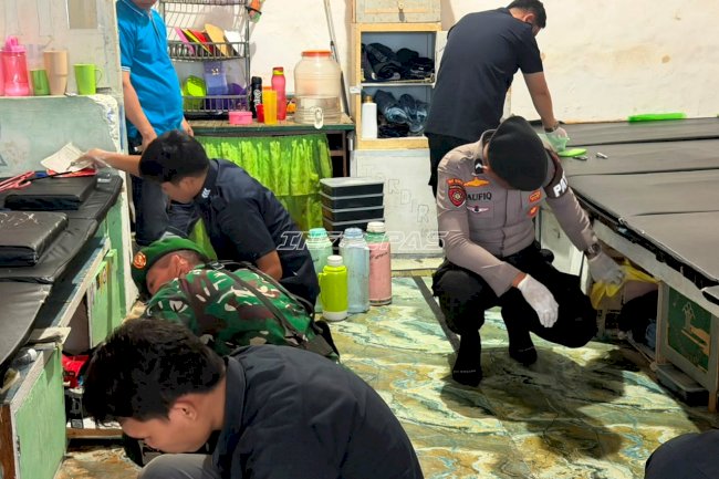Deteksi Dini Gangguan Kamtib, Rutan Majene Gelar Penggeledahan dan Tes Urine bersama TNI-Polri